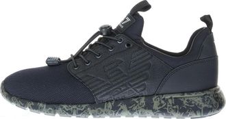 Emporio Armani Training Sneakers - Heren - Sneakers - Zwart - 39 EU - Schoenen