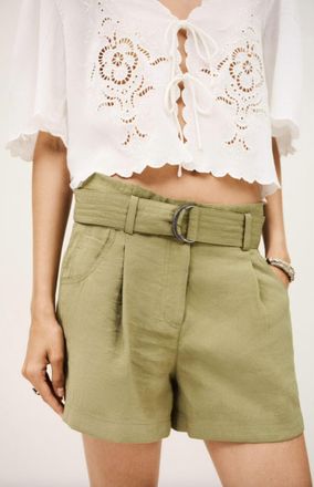 BA&SH Demie Short In Kaki