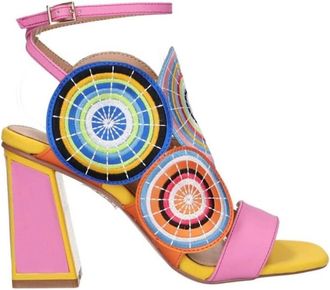 Ex&eacute; Womens Lucia Ice Block Heel Sandal In Pink