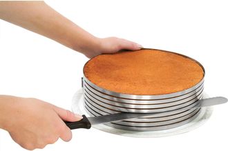 Zenker 3 Piece Layer Cake Slicing Kit With 12-Inch Serrated Knife