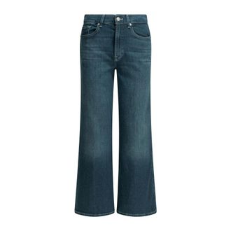 7 For All Mankind High-Waisted Wide-Leg Denim Jeans - Dames - Jeans - Blauw - Maat: W26 Denim