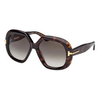 Tom Ford Dames, Accessoires, Bruin, Maat: 56 MM