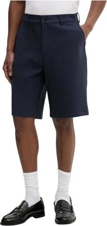 Les Deux Randall Shorts - Heren - Korte Broeken - Blauw - W34 - Katoen - Korte Broeken