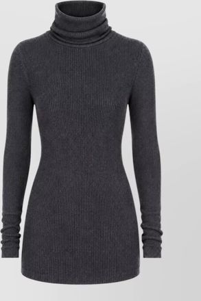 Rick Owens ribbed wool turtleneck sweater