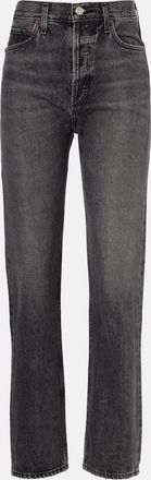 A Gold E 90s Pinch high-rise straight jeans