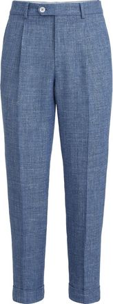 Brunello Cucinelli Hopsack trousers in Denim at Nordstrom, Size 48 It