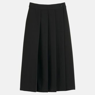 La Redoute Collections Rechte, halflange wikkelrok met plooien