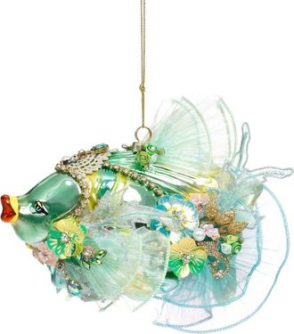 Mark Roberts Jewel of the Sea Fish Ornament, Green in Medium Green at Nordstrom
