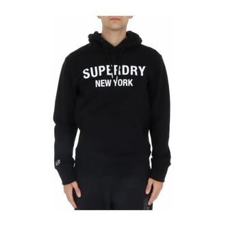 Superdry Uomo, Felpe, Nero, M, new