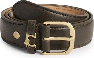 Coccinelle E3Tos 110601W25 Riem - Dames - Riemen - Groen - XL - Leer - Accessoires