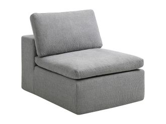 Vente-Unique Poltrona in tessuto grigio - CORTOLINE