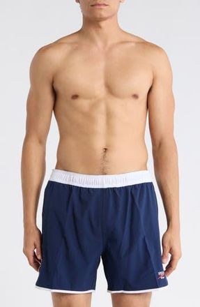Speedo Logo Volley Swim Trunks in Navy at Nordstrom Rack, Size Xx-Large