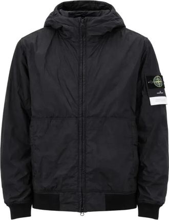 Stone Island Jassen, Heren, Zwart, S, Capospalla Jacket
