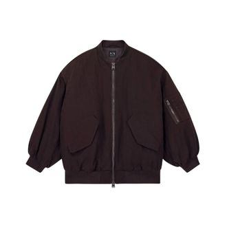 A|X Armani Exchange Antagonist Bomberjack - Dames - Jassen - Zwart - Maat: XS Nylon