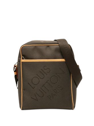 Louis Vuitton 2008 Damier Geant Citadin Messenger Bag crossbody bag - women - Canvas/Leather - One Size - Brown