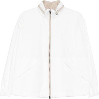 Brunello Cucinelli White Zipped Jacket