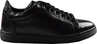 Kiton Sneakers Regular Solid 100% Handmade - Heren - Sneakers - Zwart - 40 1/2 EU - Schoenen