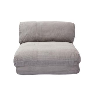 Miliboo Miliboo - Sill&oacute;n Cama De 1 Plaza Pana Gris Claro Spencer