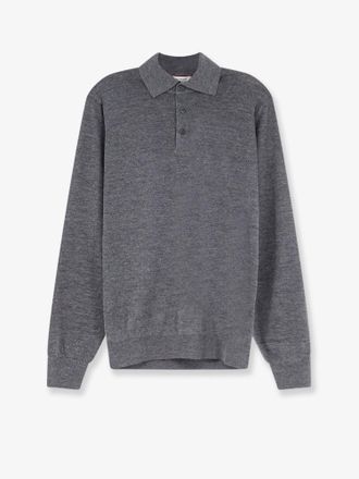 Brunello Cucinelli Maglia Polo in cashmere e seta - BRUNELLO CUCINELLI - gender_Man