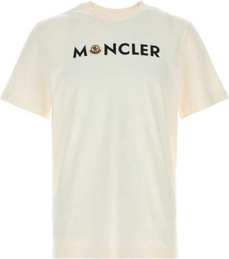 Moncler White Crew Neck T-Shirt