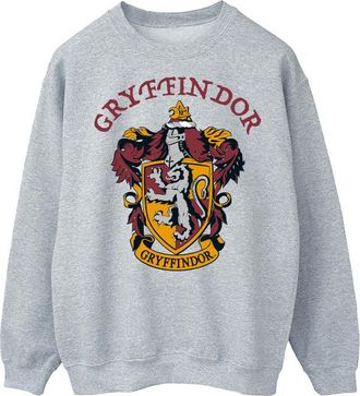 Harry Potter Dames/Dames Gryffindor Crest Sweatshirt (Sportgrijs)