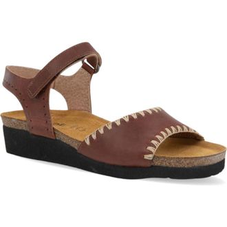 Naot Luna Sandal in Brandy Oily Nubuck at Nordstrom, Size 10Us
