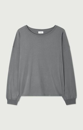 American Vintage T-shirt met ronde hals en lange mouwen VUPAVILLE