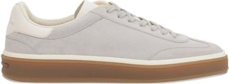 Loro Piana Sneakers in pelle scamosciata - Bianco