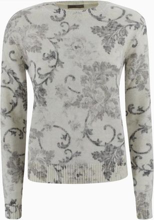 Herno Floral Print Crew-Neck Jumper