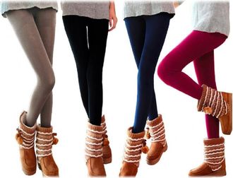 Trade Shop Trade Shop - Set 5 Leggings Aderente Donna Ass. Gaia Effetto Termico Interno Felpato