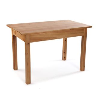 VERSA Mesa de comedor en madera marr&oacute;n