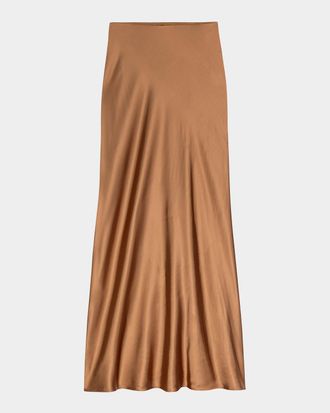 Rails Romina Satin Maxi Skirt