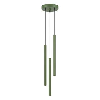 Sollux Lighting L&aacute;mpara colgantes verde oliva acero alt. 120 cm