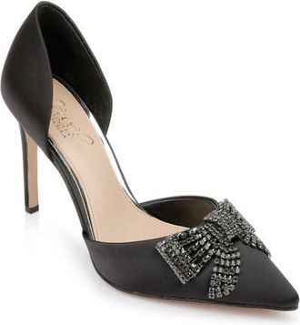 Badgley Mischka Aubrey Pointed Toe dOrsay Pump in Black at Nordstrom, Size 9