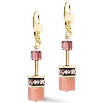 Coeur de Lion Geocube Iconic Earrings in Gold Blush at Nordstrom