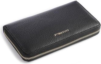 Coccinelle Womens Wallet Black Cowhide Bags