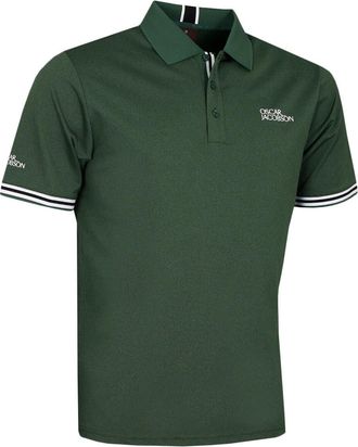 Oscar Jacobson Mens Durham Tour Golf Polo Shirt - Pineneedle - XL