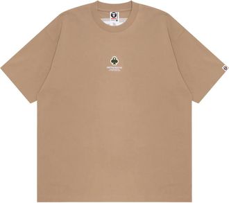 Aape By A Bathing Ape Moonface Clover T-shirt - men - Cotton - M - Neutrals