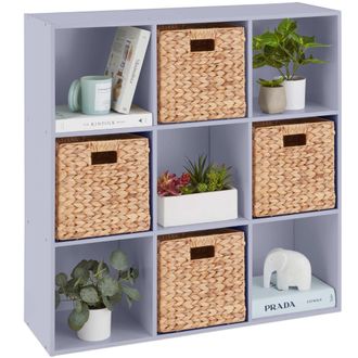 Best Choice Products 9-Cube Bookshelf, 13.5in Display Storage System, Organizer w/ Removable Back Panels