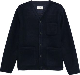 Anerkjendt Aksigurd patch-pocket cardigan - Blue