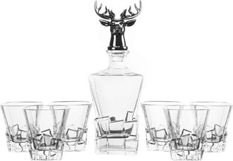 Adda Home Adda Home - Set 7 Piezas Whisky Cristal 820 Ml