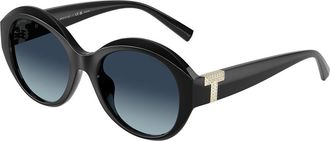 Tiffany & Co. TF4227BU Polarized 80014U Womens Sunglasses Black Size 53