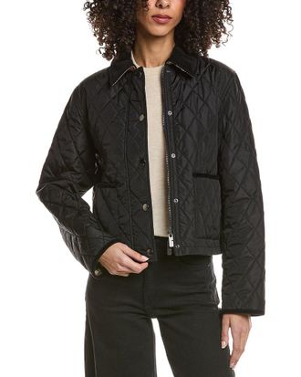 Burberry Diamond Quilted Crop Jacket