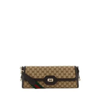Gucci Original Gg Fabric Medium Luce Shoulder Bag