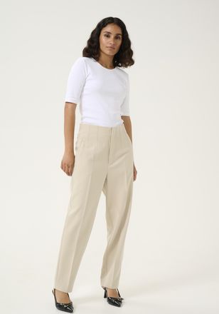 Kaffe Pants Suiting Regular fit Feather Gray beige