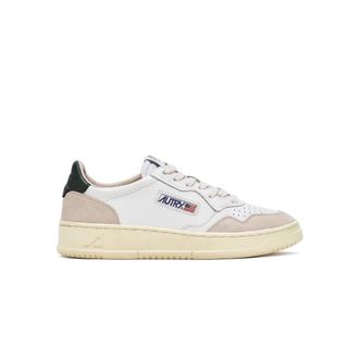 Autry Medalist Low - Heren - Sneakers - Wit - 40 EU - Katoen - Schoenen