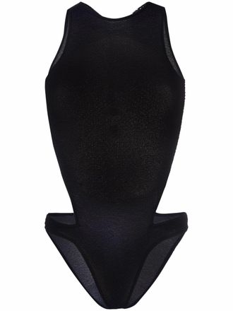 Rotate Molly semi-doorzichtige body - Blauw