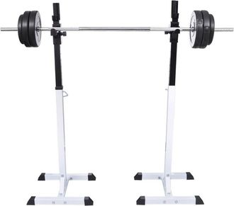 vidaXL Squat Set Supporti per Esercizi Sollevamento Pesi