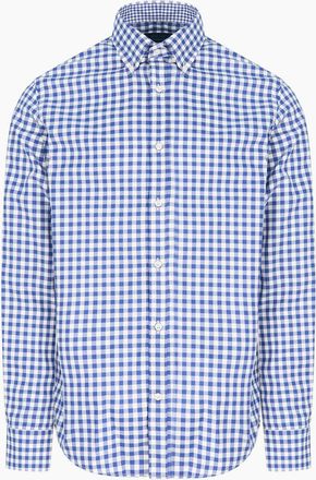 Paul & Shark Paul & Shark Mens Cotton Twill Shirt Blue - Size: Regular/42