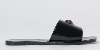 Kurt Geiger Sandali slide Maddison in PVC con punta squadrata